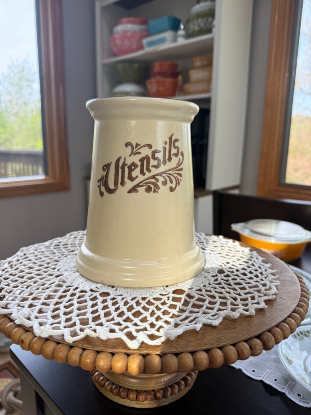 Pfaltzgraff Village Utensil Crock